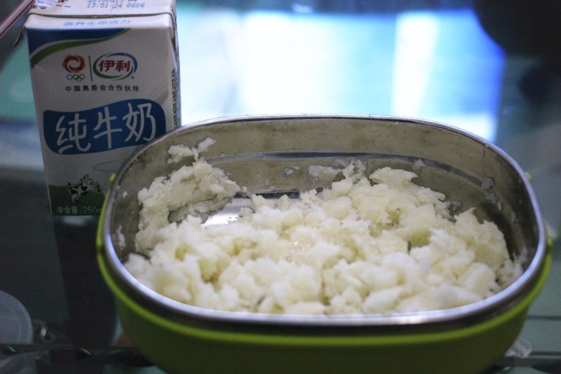 蓝莓山药泥,开胃健脾的宝宝辅食