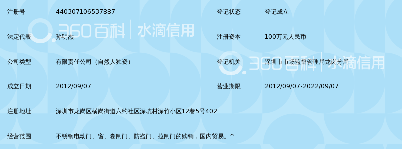 深圳市杰信不锈钢电动门有限公司_360百科