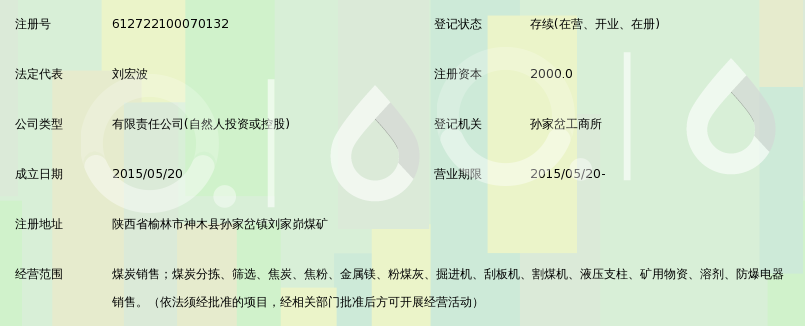 神木县众运煤炭运销有限责任公司