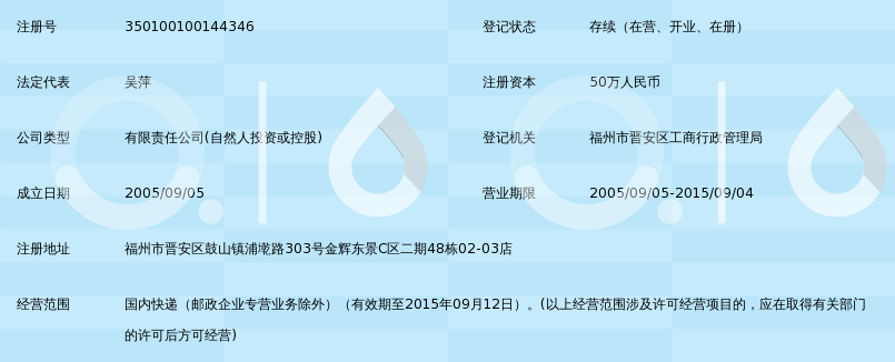 福州小红马快递有限公司