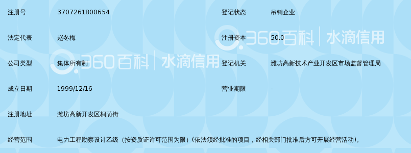 山东潍坊电力设计院