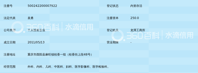 酉阳中山医院_360百科