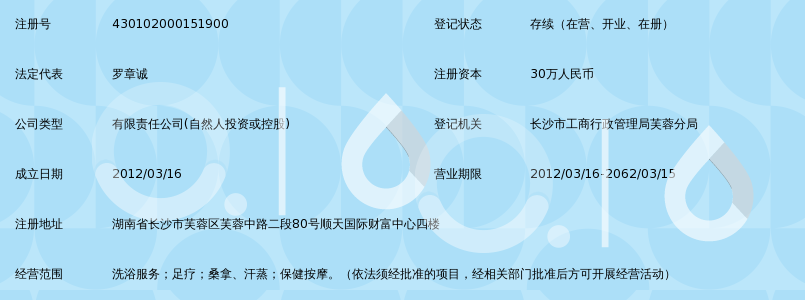 长沙市新益健洗浴服务有限公司