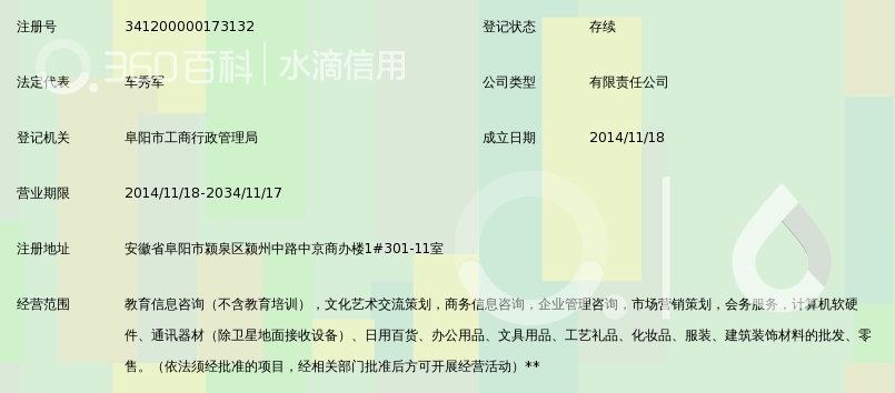 阜阳华翰教育信息咨询有限公司