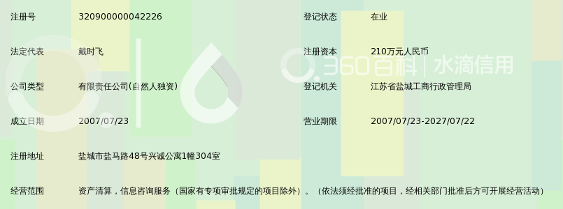 盐城市华融资产清算事务有限公司_360百科