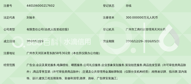 广州晴日传神广告有限公司_360百科