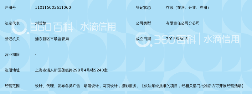 深圳市启维文化传媒有限公司上海分公司_360