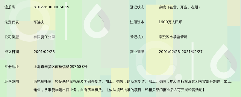 上海建设摩托车有限责任公司_360百科