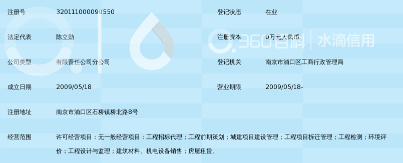 南京城建项目建设管理有限公司工程招标分公司