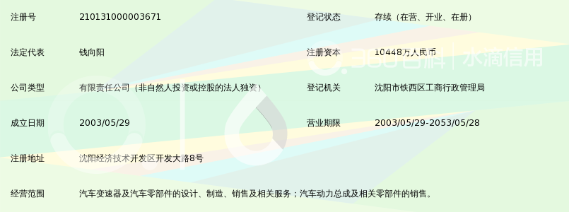 沈阳上汽汽车变速器有限公司_360百科