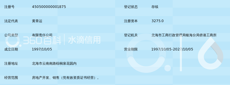 北海南沙渔业地产有限公司_360百科