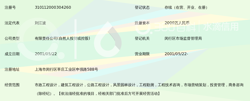 上海城西城建工程勘测设计院有限公司