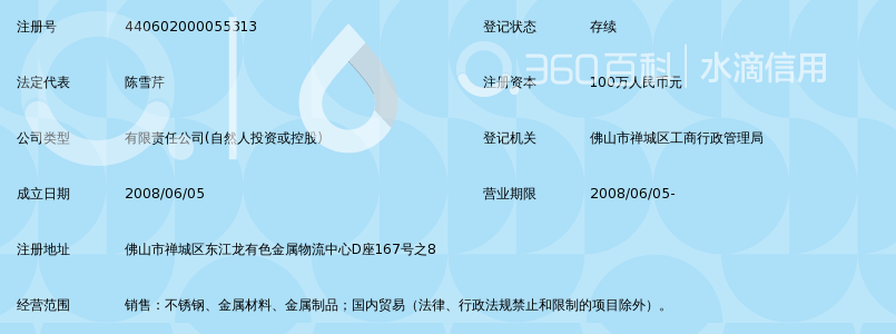 佛山市金大洋不锈钢有限公司