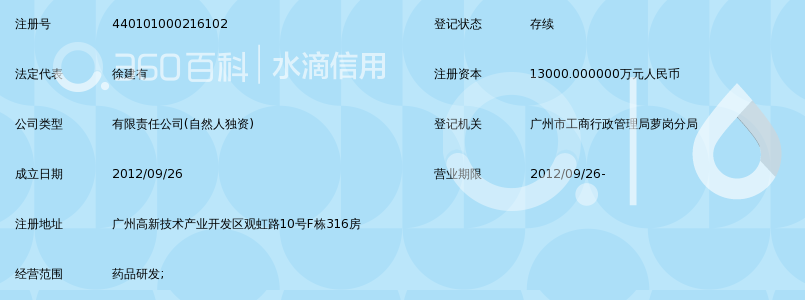 广州福康泉药业有限公司_360百科