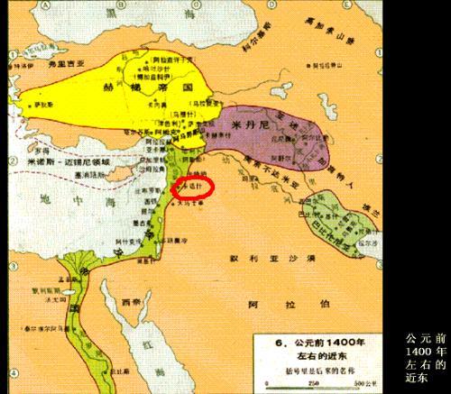 赫梯摧毁了由胡里特人建立的米坦尼王国的实力,攻占了米坦尼